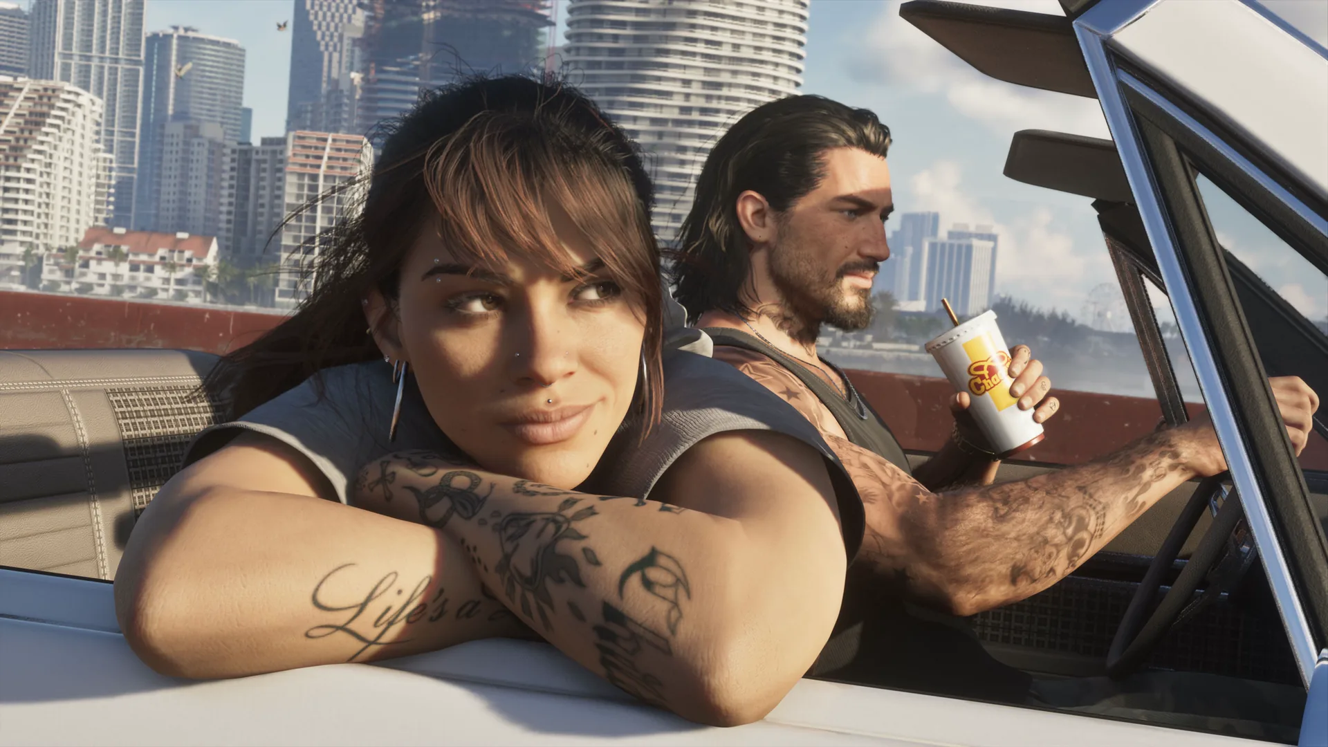 Official Grand Theft Auto VI artwork (Rockstar Games)