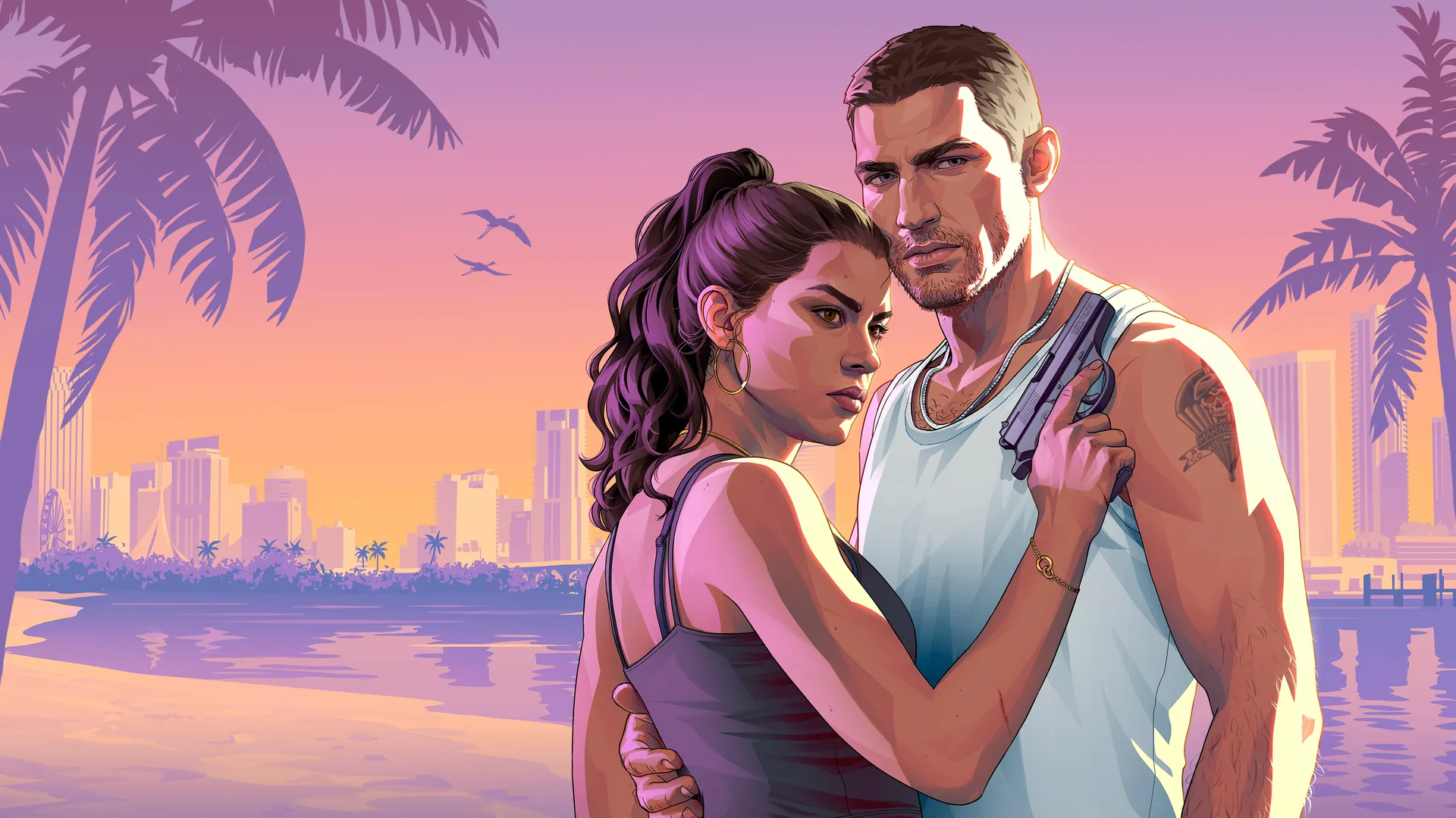 Official Grand Theft Auto VI artwork (Rockstar Games)